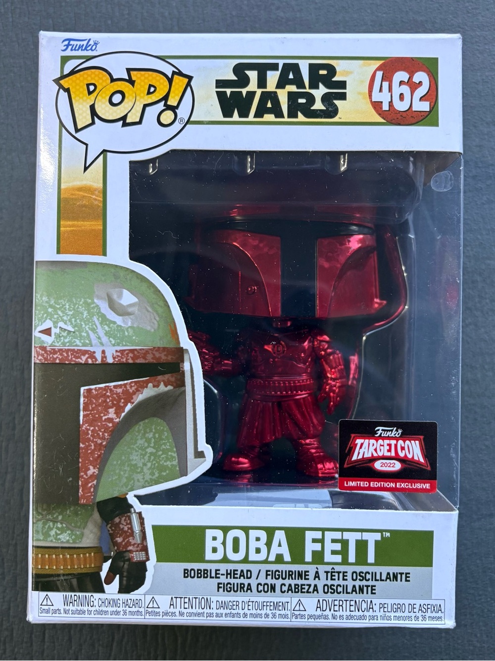 Funko Pop! Star Wars Book of Boba Fett Boba Fett #462 Target Con 2022 Exclusive
